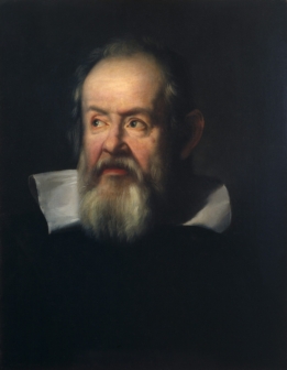 Credit: Wellcome Library, London. Wellcome Images
images@wellcome.ac.uk
http://wellcomeimages.org
Galileo Galilei (1564-1642). Oil painting after Justus Sustermans, 1635.
Oil
By: Justus SustermansPublished:  -  Copyrighted work available under Creative Commons Attribution only licence CC BY 4.0 http://creativecommons.org/licenses/by/4.0/